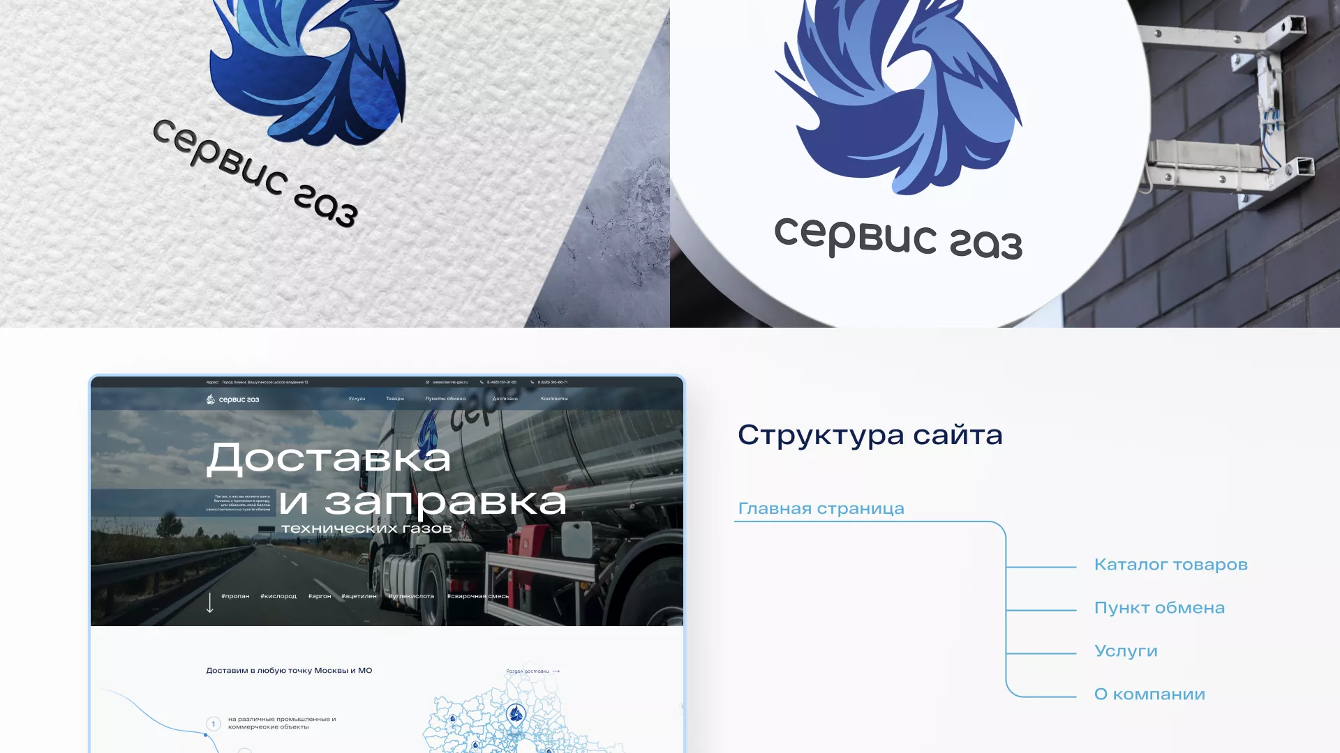 Создание сайта компании «Сервис газ» в Суровикино