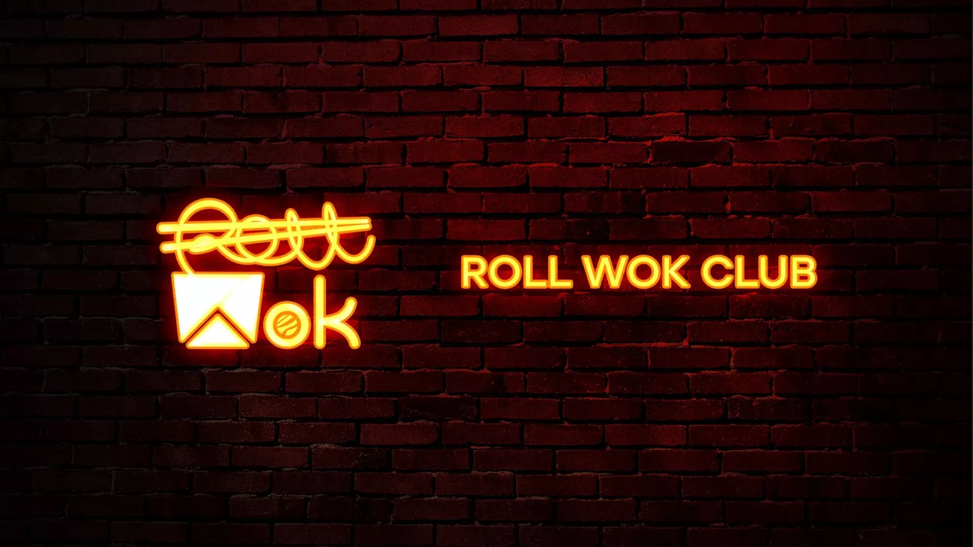 Разработка интерьерной вывески суши-бара «Roll Wok Club» в Суровикино